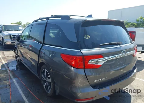2019 Honda Odyssey Elite из США, поврежденный, VIN 5FNRL6H94KB093145